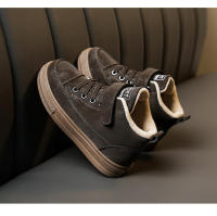 Zapatos informales para niños, zapatillas altas, zapatos deportivos para niños, zapatillas de nieve planas suaves y ligeras de piel cálida para invierno, zapatos de algodón para niños - details 32