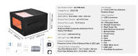 SucceBuy Caja para grabadora láser 31,5 x 31,5 x 19,6" Cubierta protectora ignífuga con extractor, retardante de llama, aislamiento de humo y ruido, protección para los ojos, se adapta a la mayoría de los grabadores láser - details 5