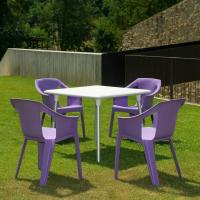 jardín, terraza, balcón, Picnic, Camping, Catering, Eventos, reuniones |   diseño, Ligero, apilable |   Gris Oscuro - details 5
