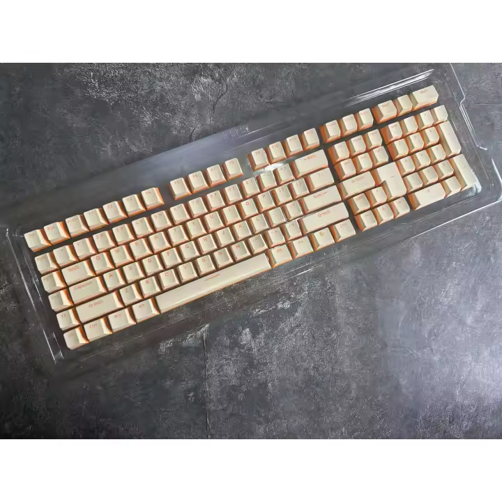 Tecla PBT de 104 teclas, perfil OEM, moldeo por inyección de doble Color para interruptores Cherry MX, teclado Nical - 1