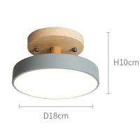 Luces de techo LED nórdicas modernas, accesorio de iluminación de madera, luminaria interior, cocina, sala de estar, dormitorio, baño, Rosa - details 7