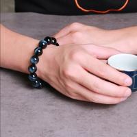 Pulsera de ojo de tigre bule Natural para hombres y mujeres, amuleto de buena suerte hecho a mano, joyería Feng Shui - details 6