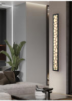 Luz LED de pared larga impermeable IP65, accesorios de iluminación para porche al aire libre, candelabros de Nido de Pájaro antioxidantes para jardines, terrazas y garaje, color negro - details 5