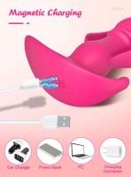 Leten Control remoto empuje vibración Anal Plug vibrador masajeador de próstata estimulador del punto G juguetes sexuales para hombres mujeres parejas Gay - details 1