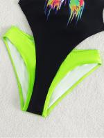 Bañador de una pieza para mujer, Monokini de realce, ropa de playa adelgazante, traje de baño de verano - details 5