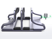 Ugreen Soporte de Portátil Vertical Ajustable 2 Ranuras Compatible con MacBook Pro/Air, Matebook, HP, iPad, Tablet Gris - details 3