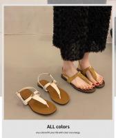 Sandalias planas con clip para mujer, nuevas de verano para uso al aire libre con faldas, chanclas de playa - details 0