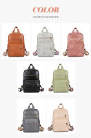 Mochila de PU para mujer, bolso de hombro de corta distancia para ordenador portátil de viaje, mochila de compras para senderismo al aire libre, mochila escolar grande a la moda para adolescentes - details 17