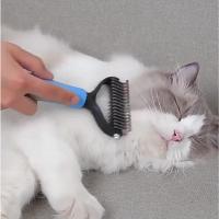 Peine anudado para mascotas, utilizado para gatos y perros para peinar el pelo anudado, diseño resistente a los arañazos, seguro y conveniente - details 3