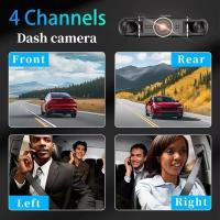 Camara de Tablero 4 Canales Cámara de Coche Trasera y Delantera con Tarjeta de 64GB, WiFi Incorporado, Grabación de 360 Grados - details 4