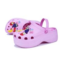 Sandalias clásicas para mujer, zapatillas de jardín rosas, zapatos de playa informales, hogar - details 8