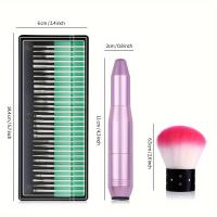 Kit profesional de máquina eléctrica para uñas, equipo de pulido, potente juego de herramientas para pulir uñas para manicura - details 4
