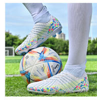 Zapatos de fútbol de caña alta para hombres y mujeres TF uñas rotas AG uñas largas césped deportes - details 24