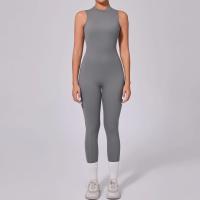 Conjunto de gimnasio de una pieza, ropa de yoga, traje deportivo, pellets Fiess, trajes de entrenamiento elásticos para mujer - details 35