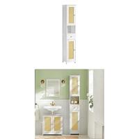 BZR17-W Mueble Columna de baño, Armario Alto baño,161 x 40 x 35 cm,ES (Blanco) - details 26