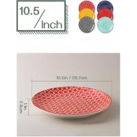 Juego de Platos de Cerámica Grande de 10 Pulgadas Platos de Ensalada de Porcelana - details 3