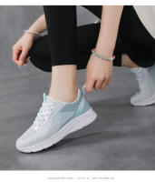 Zapatillas de deporte de malla transpirable para mujer, zapatos planos cómodos de fondo suave, zapatos deportivos casuales antideslizantes de talla grande 42 - details 25
