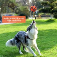 HOOPET-pelota interactiva para masticar para perro, juguete divertido para masticar, bolas de goma para comida, suministros para mascotas - details 0