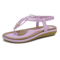 Cómodas sandalias de mujer, zapatillas planas premium, negras, talla 36-42 - details 1