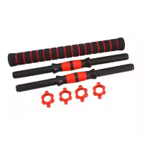 Juego de pesas con mancuernas ajustables, levantamiento de pesas, barras de 2x15,74 pulgadas y bielas de 1x15,74 pulgadas para gimnasio en casa - details 0