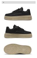 Zapatos Deportivos de Suela Gruesa para Hombres en Primavera Zapatillas Blancas de Cuero Transpirable Zapatos Casuales de Moda para el Hombre - details 12