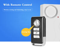 Sistema de Alarma Anti-Robo para Puertas y Ventanas de Elecpow con Control Remoto Inalámbrico Kit de Seguridad para el Hogar Detectores de Apertura de Puertas con Batería - details 5