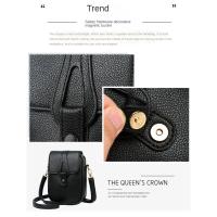 Bolsos de hombro pequeños de moda Vintage para mujer, bandolera Retro de cuero PU para teléfono, bolso de mano, monederos y bolsos - details 1