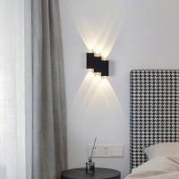 Luz de pared trapezoidal LED minimalista IP65 pasillo exterior impermeable - details 0
