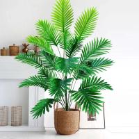 Palmera de Plástico Verde Planta Falsa Tropical para Decoración de Jardín Doméstico - details 2