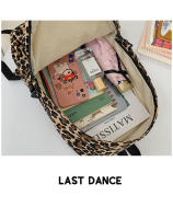 Bolsa de la escuela ins viento Japón y Corea campus estampado de leopardo de dibujos animados masculino y femenino estudiantes mochila de escuela media estudiante bolsa de la escuela bolsa de ordenador mochila de gran capacidad - details 9