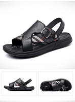 Sandalias de Playa Casuales de Punta Abierta y Suela Suave Transpirable para Hombres, Uso Dual para Conducir y Pantuflas. - details 6