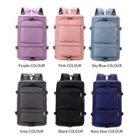 Mochila De Viaje Para Mujer IKE MARTI Con Gran Capacidad Bolsa Deportiva De Fin De Semana Yoga Multifuncional Cruzable Con Cremallera - details 13