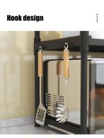 Elevado Diseño de Estante de Especias Moderno Minimalismo Microwave de Almacenamiento - details 9