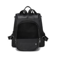 Mochila Mujer Elegante, Nylon Negro, Antirrobo, Gran Capacidad, Viaje - details 2