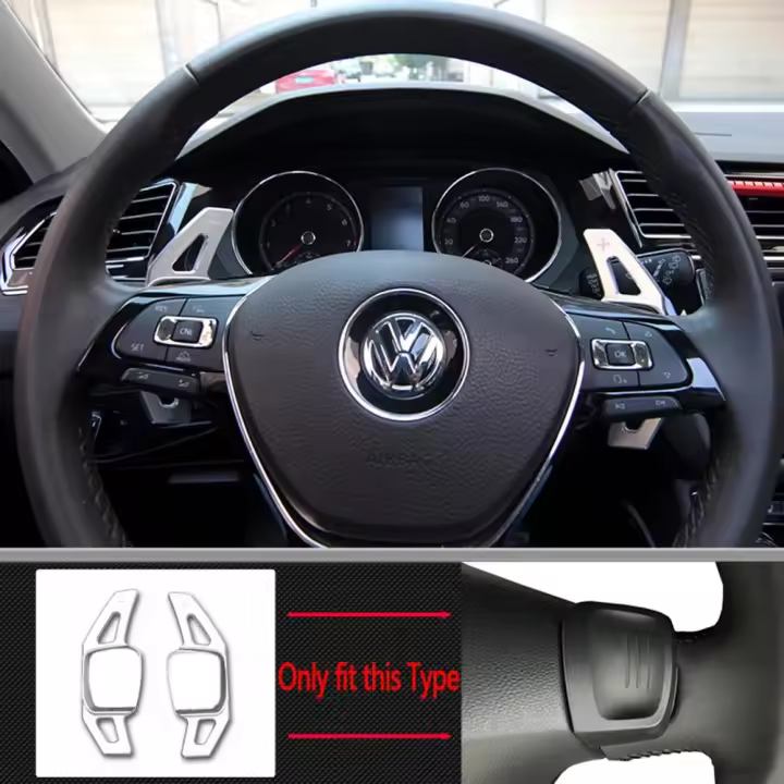 Extensión de Paleta de Cambios de Volante DSG para Volkswagen Golf 7, Passat B8, Tiguan Jetta MK6 - 1