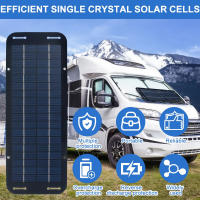 Kit Cargador Solar Portátil 12V Impermeable IP65 Ideal para RV/Barco/Motocicleta - details 1