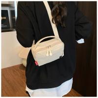 Bolso cruzado de nailon de estilo coreano Simple, riñonera ligera, riñonera de gran capacidad, bolso de hombro deportivo de viaje - details 3