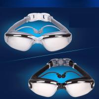 Gafas de natación antivaho de silicona HD electrochapadas para miopía en adultos de -1.5 a -8.0, personalizadas con diferentes grados para ojo izquierdo y derecho - details 1