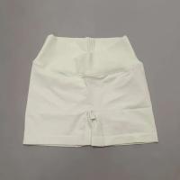 Crossover mujeres deporte gimnasio entrenamiento correr cintura alta Yoga Push Up cadera sin costuras Fiess Shorts - details 2