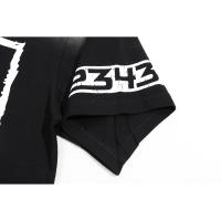 2025 Camisas casuales básicas de moda de verano, camisetas holgadas de algodón puro para hombres y nuevas camisas de manga corta para parejas con estampados de logotipos en la parte delantera - details 6