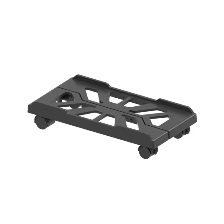 Soporte de Torre ajustable para ordenador Móvil, venticacón con 4 RuedasDebajo del escriorio, soporte para CPU, bloqueo de disipación de calor - 1