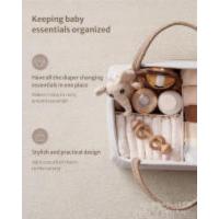Gran capacidad de almacenamiento de pañales Bolsa de artículos para Bebe CESTA DE LA Bolsa de almacenamiento del coche se puede plegar para recibir el - details 2