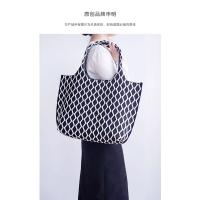 Lujo mosca de punto tote de gran capacidad bolso de mano mosca tejer bolsa de las mujeres del hombro axila bolsa de punto versátil de alto sentido - details 0