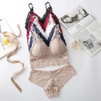 Conjunto de Lencería de Encaje sin Costuras para Mujeres Conjunto de Sujetador y Panty Bordado con Encaje Intimidad con Estilo - details 10