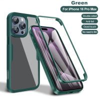 Funda 360 de Protección Completa para iP16 Pro Max Resistente a Arañazos y Golpes Material PC+TPU - details 4