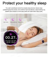 Reloj inteligente AMOLED para hombre y mujer,1.53 inch AMOLED Full circle touch screen  pulsera deportiva con llamadas bluetooth, NFC, brújula, seguimiento GPS, control del azúcar en la sangre,Professional Waterproof,compatible con Apple y Samsung 2024 - details 16