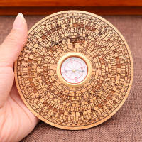 Nuevo Placa completa de madera de Durazno de 2 pulgadas, 3 pulgadas, 5 pulgadas y 6 pulgadas, artesanías, brújula circular Feng Shui, decoración del hogar - details 8