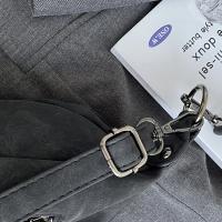 Bolso cruzado de lujo para mujer, bandolera de un solo hombro, de gran capacidad, Retro, mate, de cuero PU - details 26