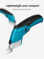 Tijeras Eléctricas Inalámbricas Recargables 3.6V para Costura y Corte de Tela con 2 Cuchillas Herramientas de Corte para PVC Cuero Terciopelo - details 7
