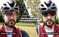 SCVCN Gafas de Ciclismo Photochromicas para Hombre y Mujer Protección UV400 Lentes de Policarbonato Ajustables de Luz Gafas de Pesca con Marco TR - details 0